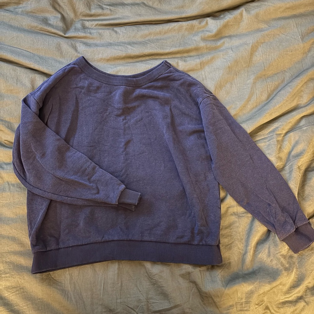 Jungmaven Women's Blue Crew Neck Sweater